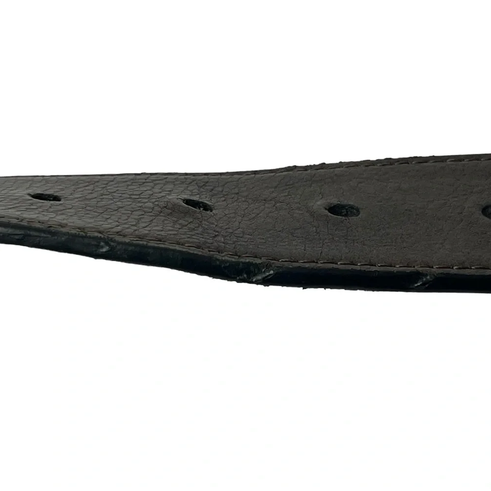 Levi's Men's Small 30-32 Reversible Brown Black Leather Belt With Levi's Buckle‎